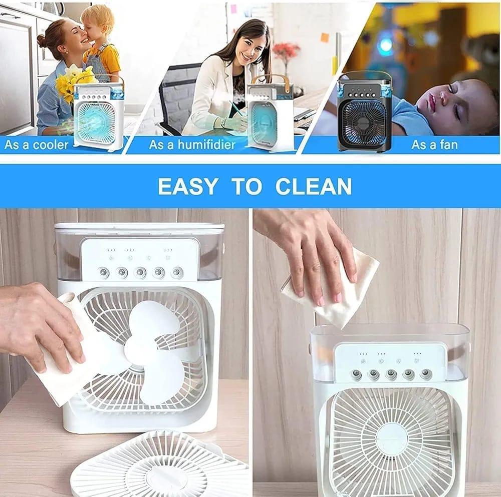 Portable Air Conditioner Mist Fan Big Size | 3-in-1 Mini AC Fan
