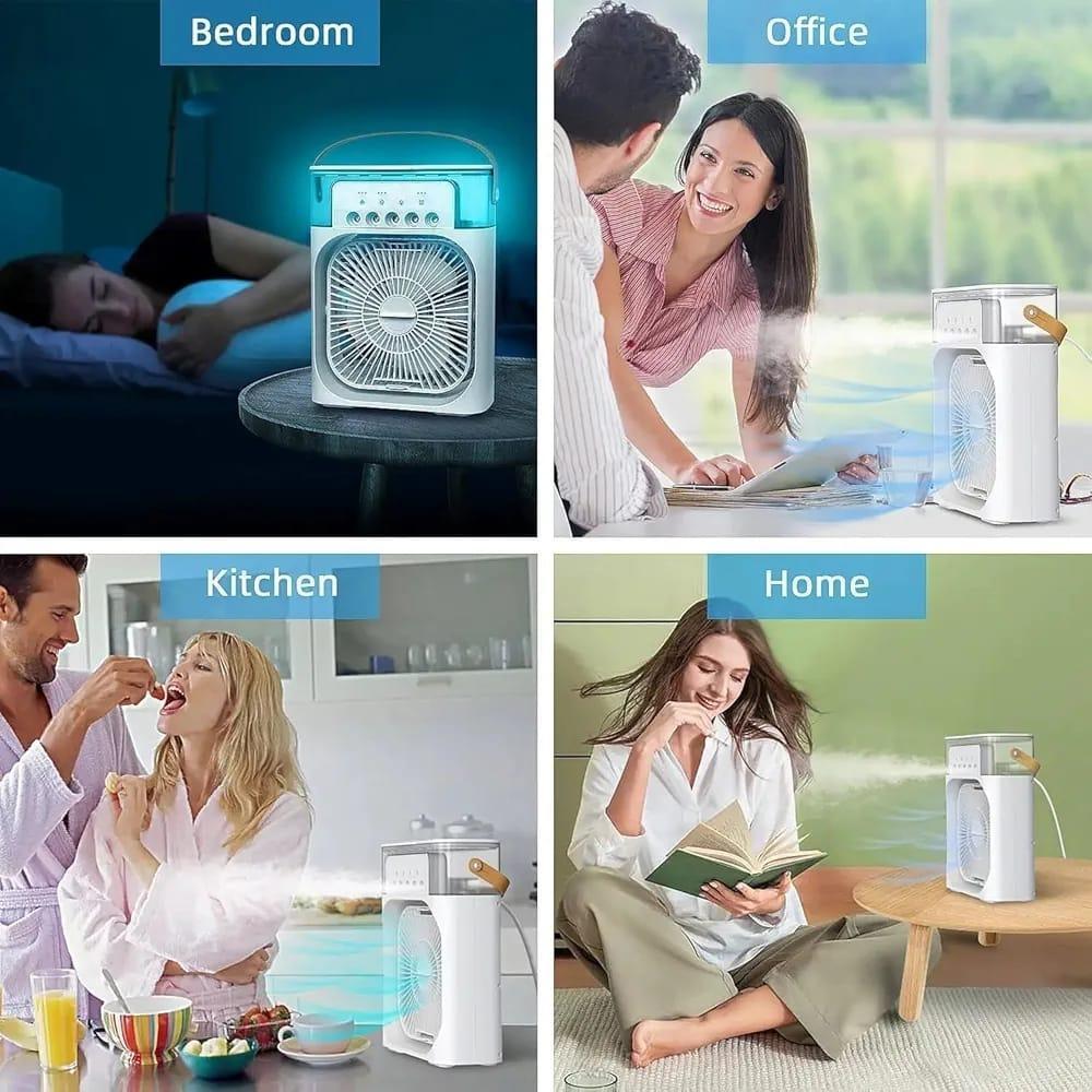 Portable Air Conditioner Mist Fan Big Size | 3-in-1 Mini AC Fan