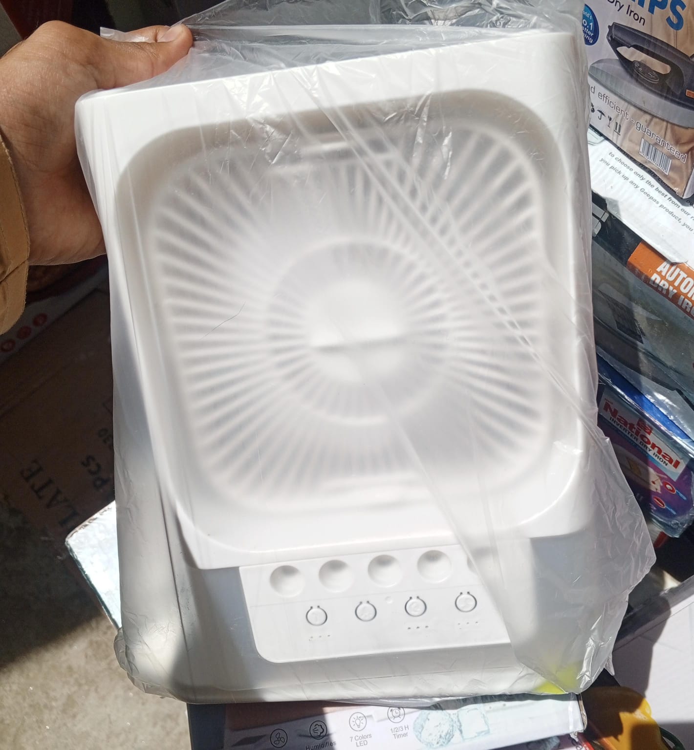 Portable Air Conditioner Mist Fan Big Size | 3-in-1 Mini AC Fan