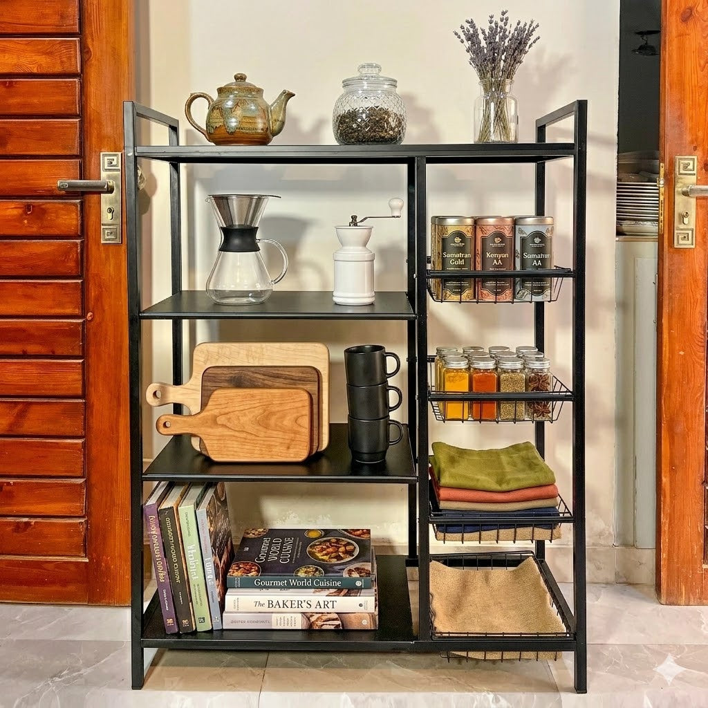Multifunctional Storage Rack by Matrix