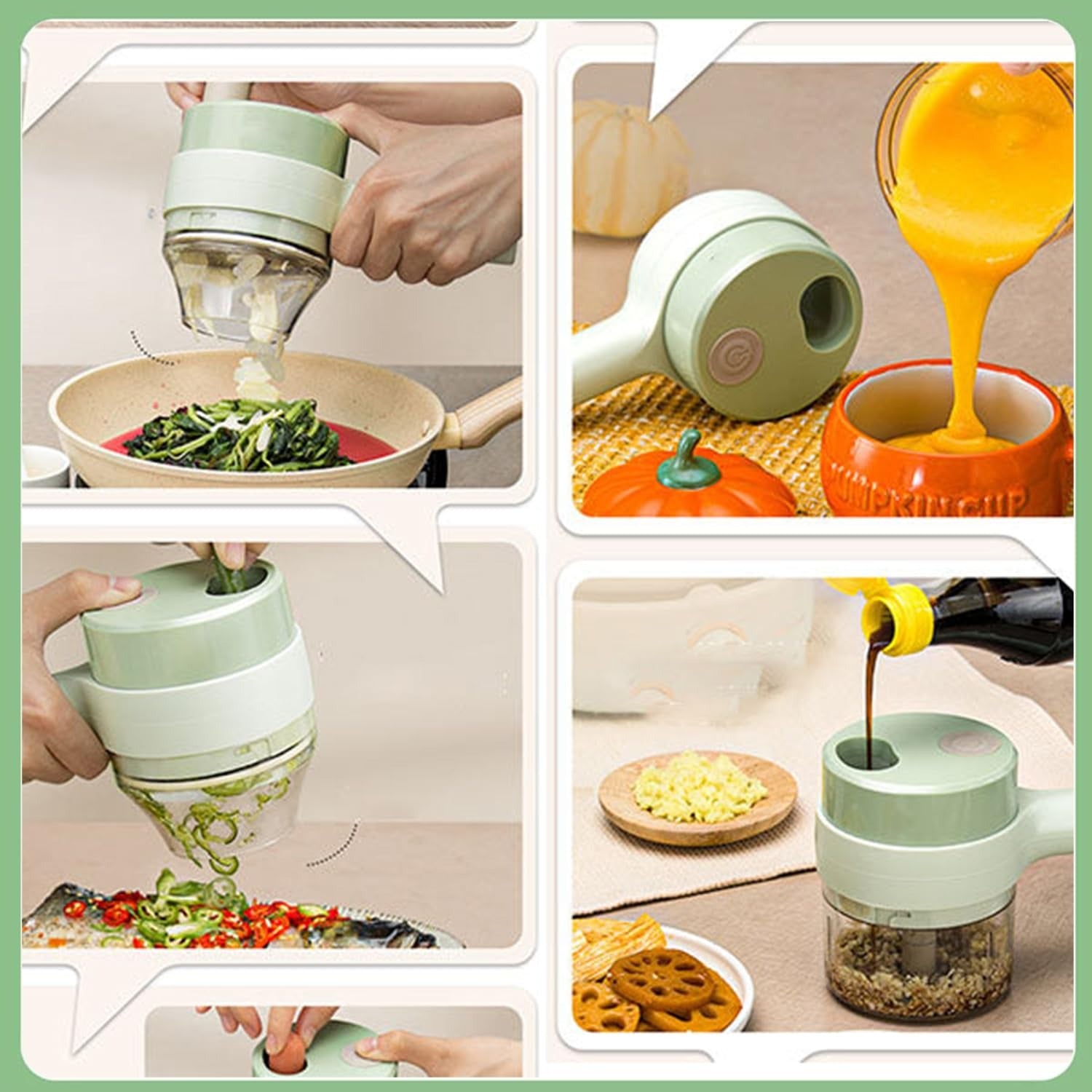 Multifunctional Handheld Electric Compact Chopper