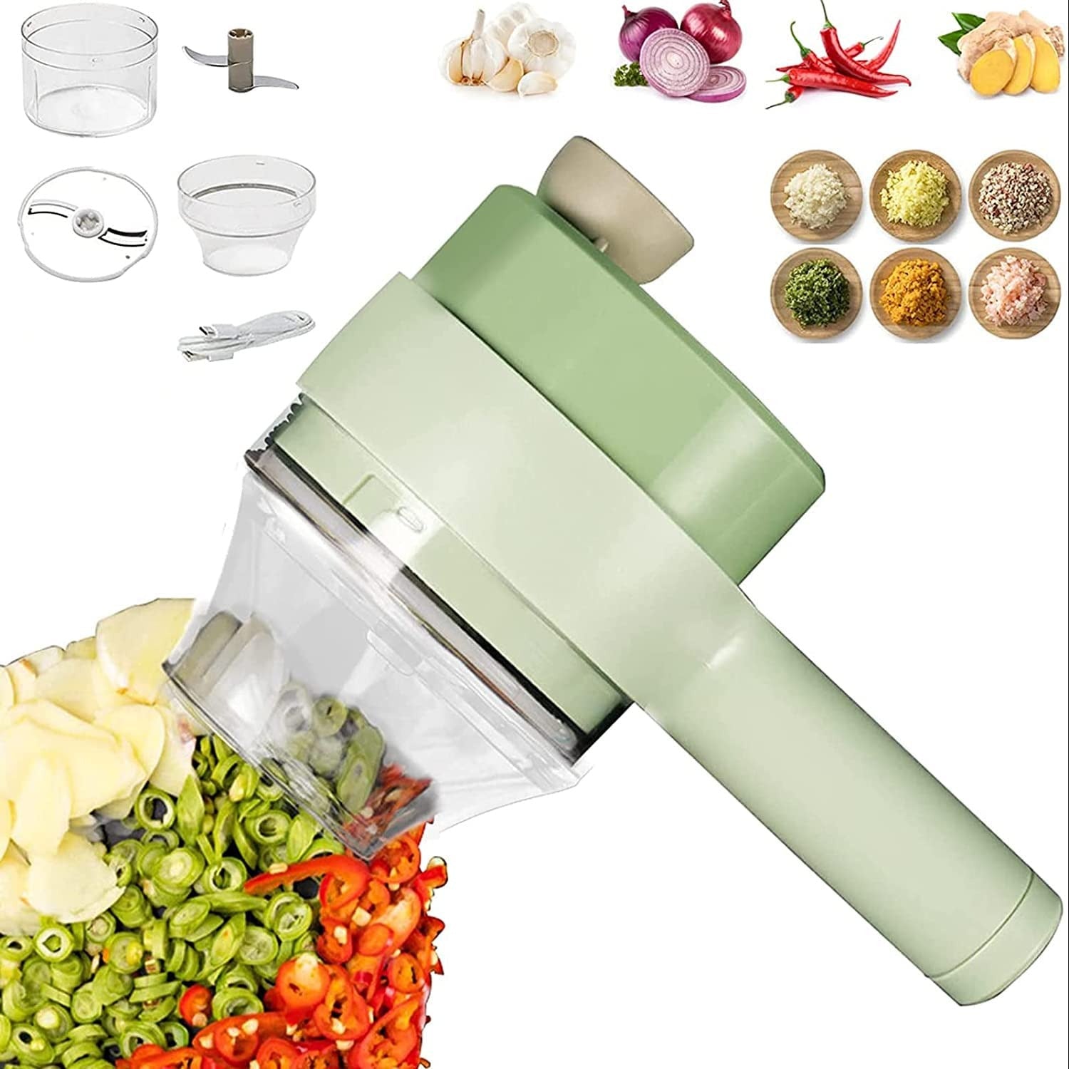 Multifunctional Handheld Electric Compact Chopper