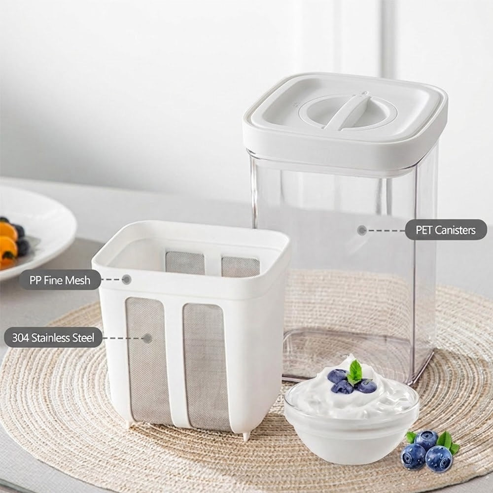 Ultra-Fine Greek Yogurt Strainer & Whey Separator
