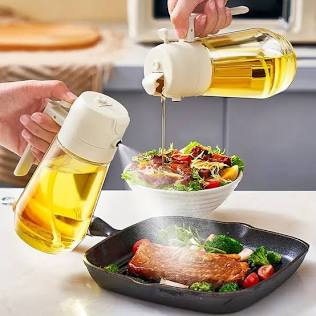 Premium 2-in-1 Air Fryer Spray & Pour Bottle
